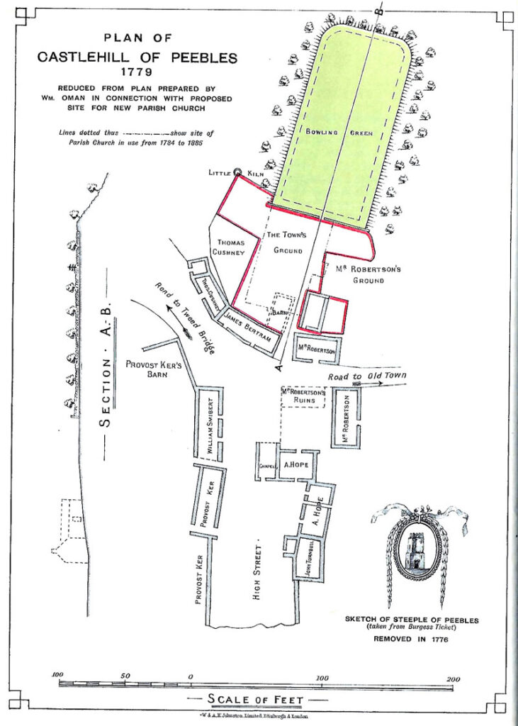 Castlehill of Peebles 1779